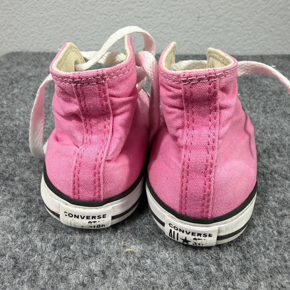 Converse Chuck Taylor All Star High Top Kids Size 8 EUR 25 Pink Canvas EUC